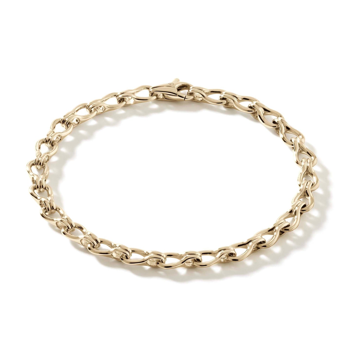 John Hardy Surf 14K Yellow Gold 5 X 10MM Link