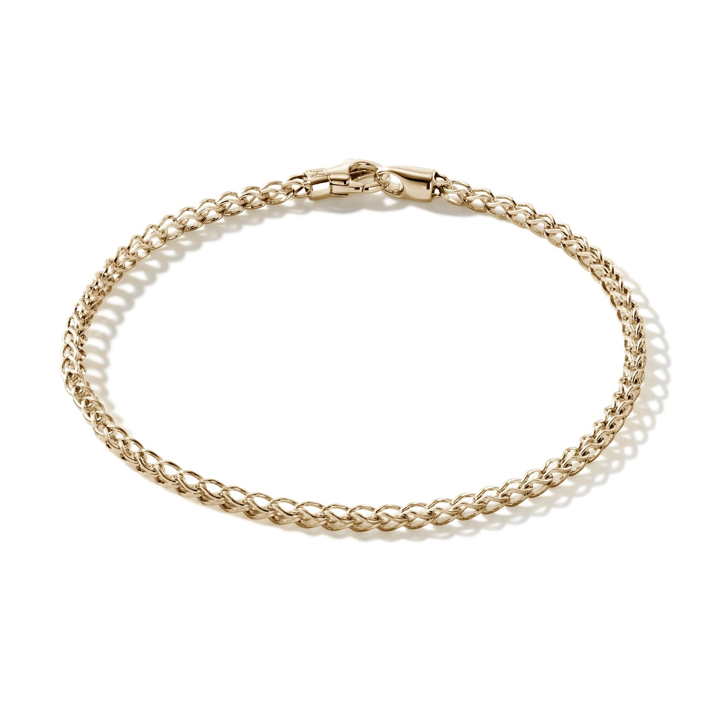 John Hardy Surf 14K Yellow Gold 2.3MM Chain Bracelet
