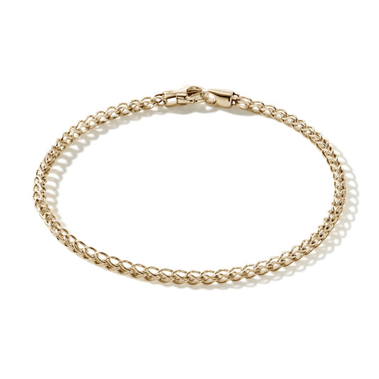 John Hardy Surf 14K Yellow Gold 2.3MM Chain Bracelet