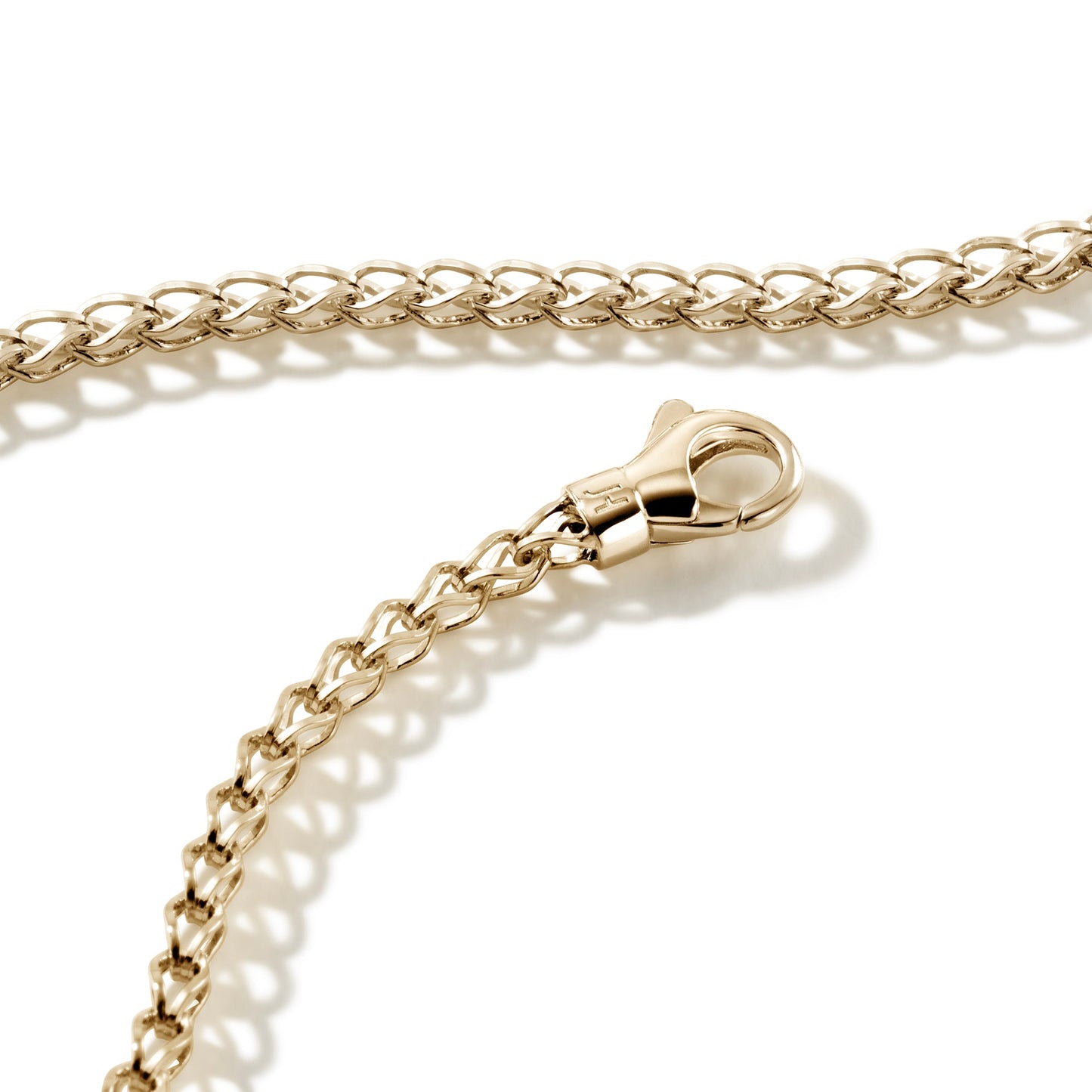 John Hardy Surf 14K Yellow Gold 2.3MM Chain Bracelet