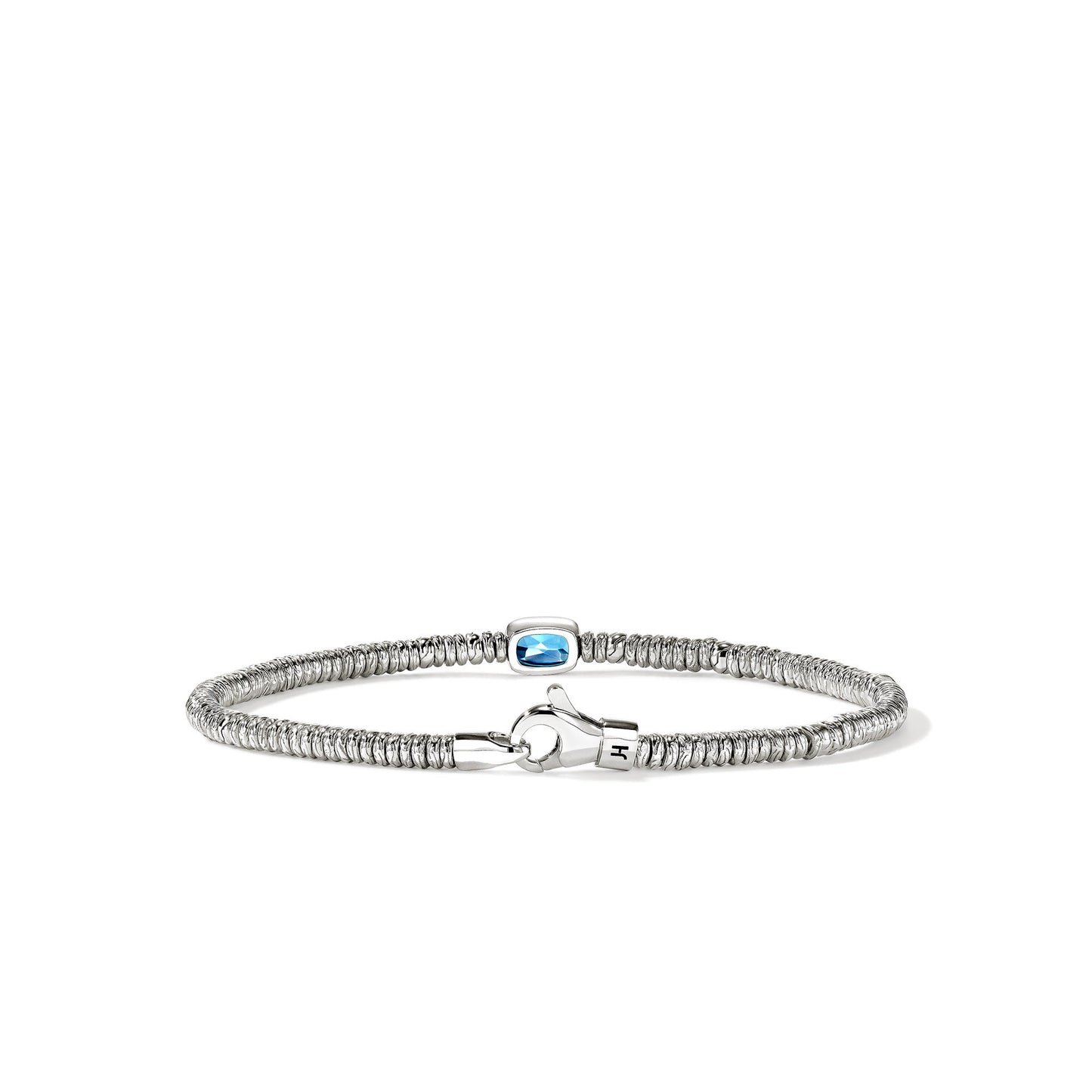 Heishi Gem Bracelet, Sterling Silver, Swiss Blue Topaz, 2.5MM official John Hardy product image 3