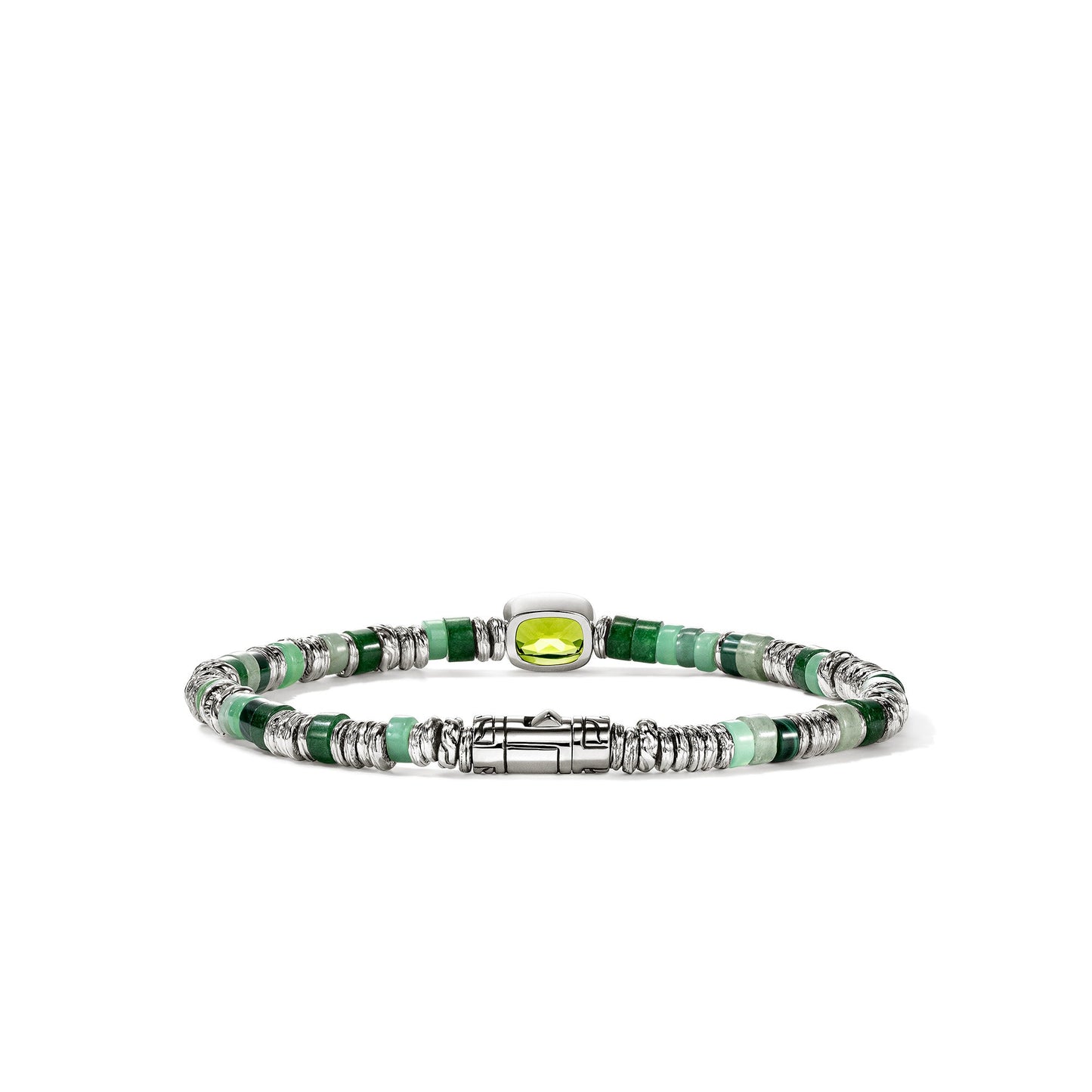 Heishi Gem Bracelet, Sterling Silver, Peridot, 4MM official John Hardy product image 3