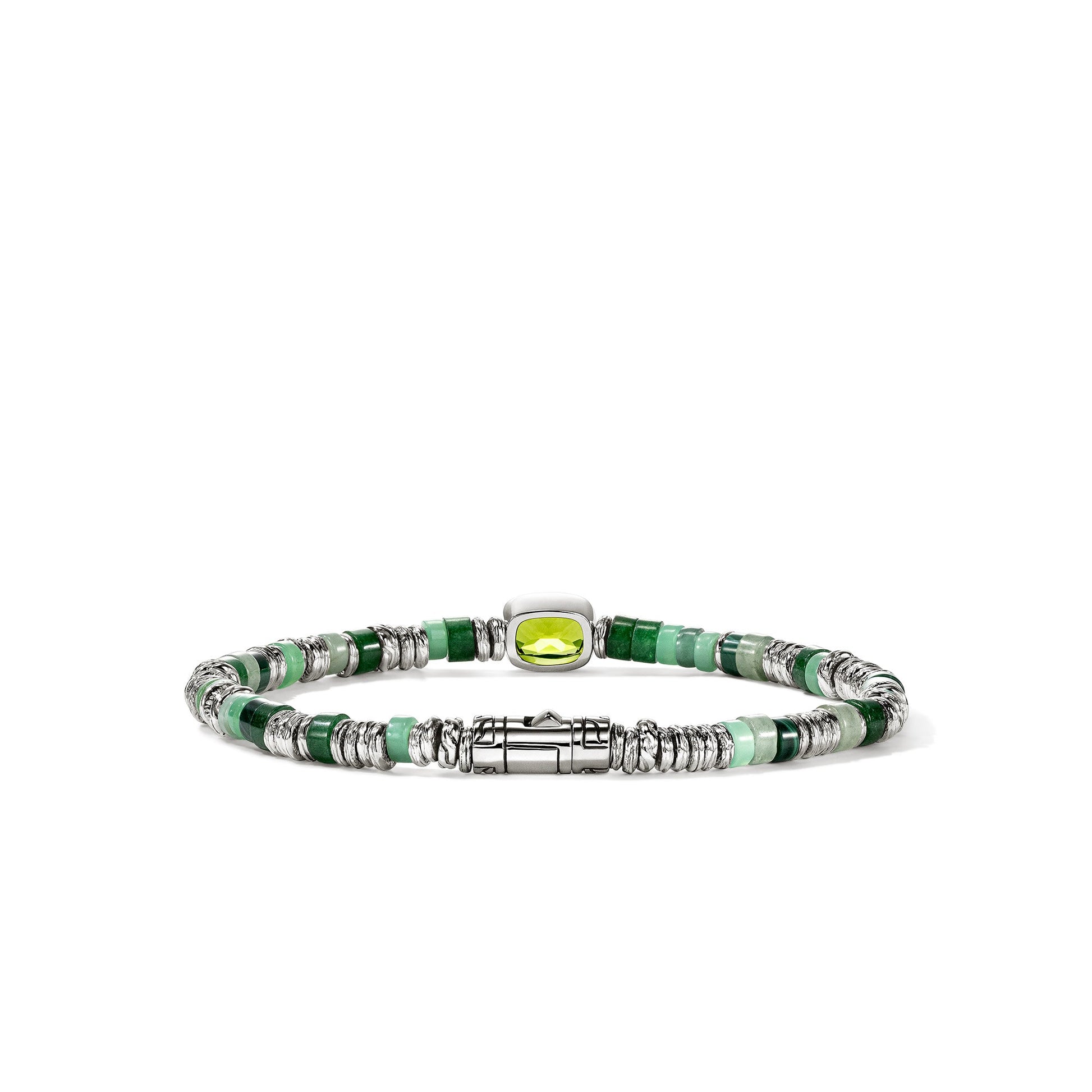 Heishi Gem Bracelet, Sterling Silver, Peridot, 4MM official John Hardy product image 3