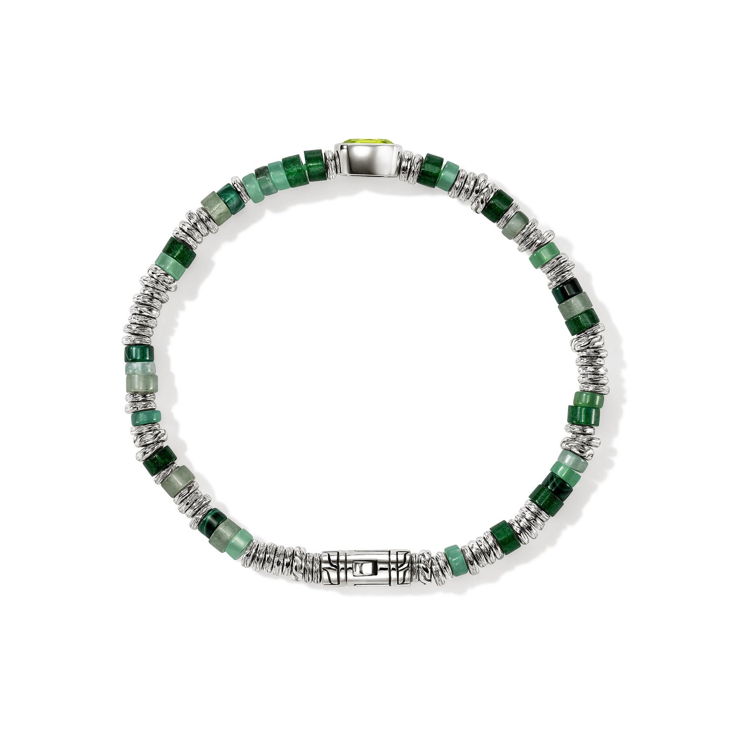 Heishi Gem Bracelet, Sterling Silver, Peridot, 4MM official John Hardy product image 4