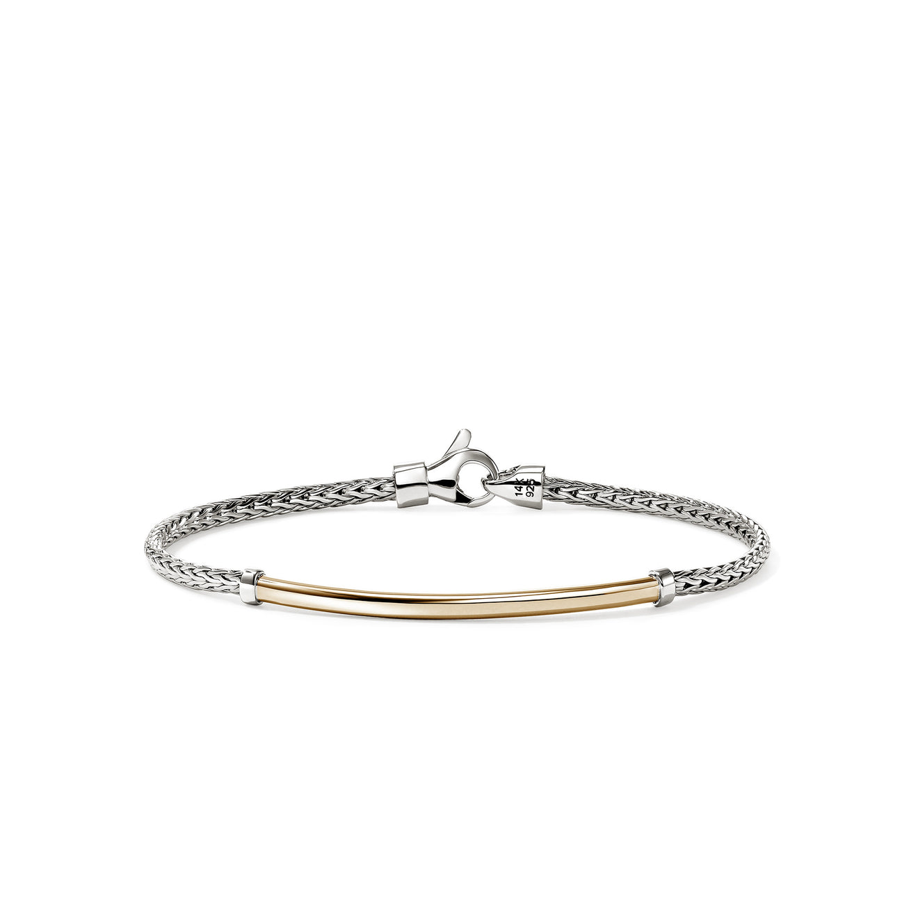 JH Essential Bracelet, Gold, Sterling Silver, 2.5MM