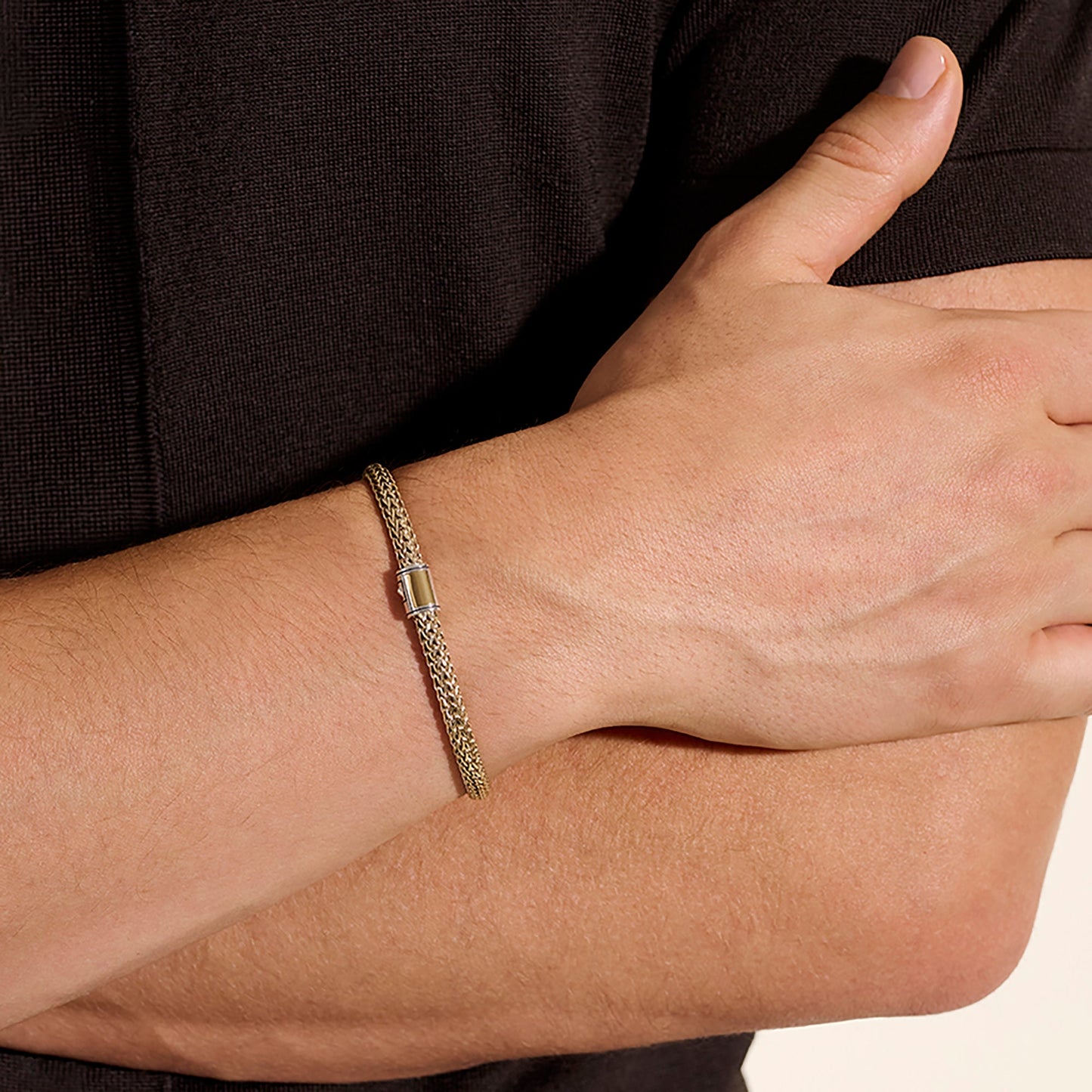 Icon Bracelet, Reversible, Gold, Sterling Silver, 5MM official John Hardy product image 8