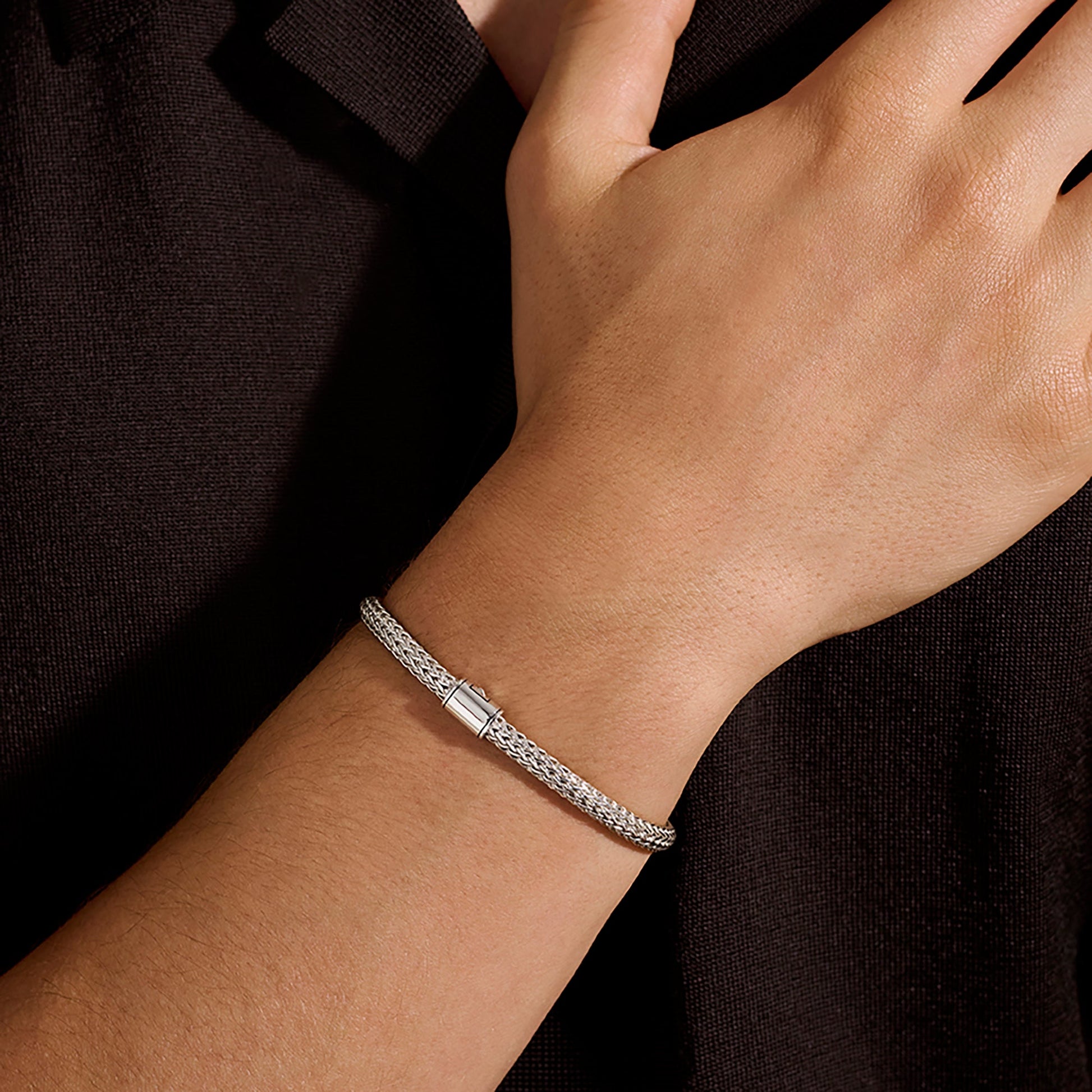 Icon Bracelet, Reversible, Gold, Sterling Silver, 5MM official John Hardy product image 9