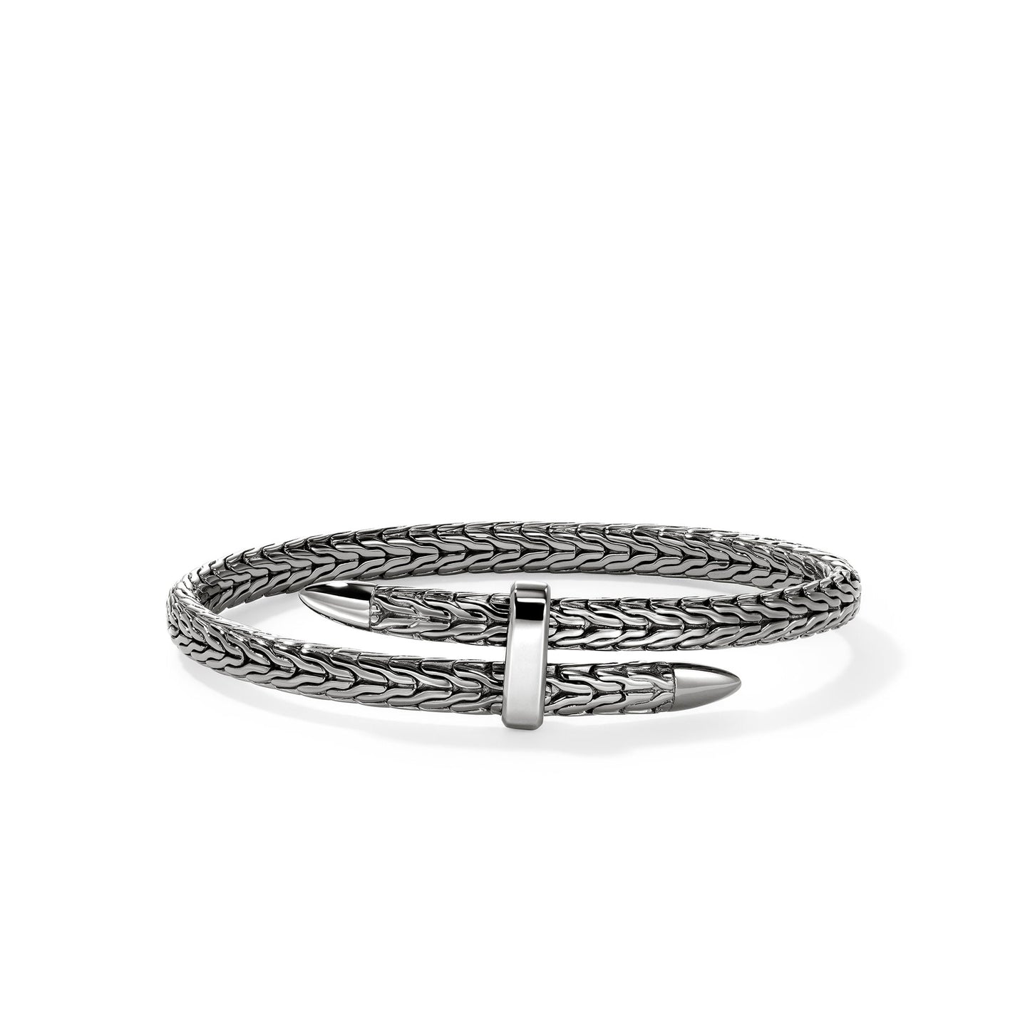 Spear 5.5 Mm Flex Bracelet , Black Rhodium Size Medium
