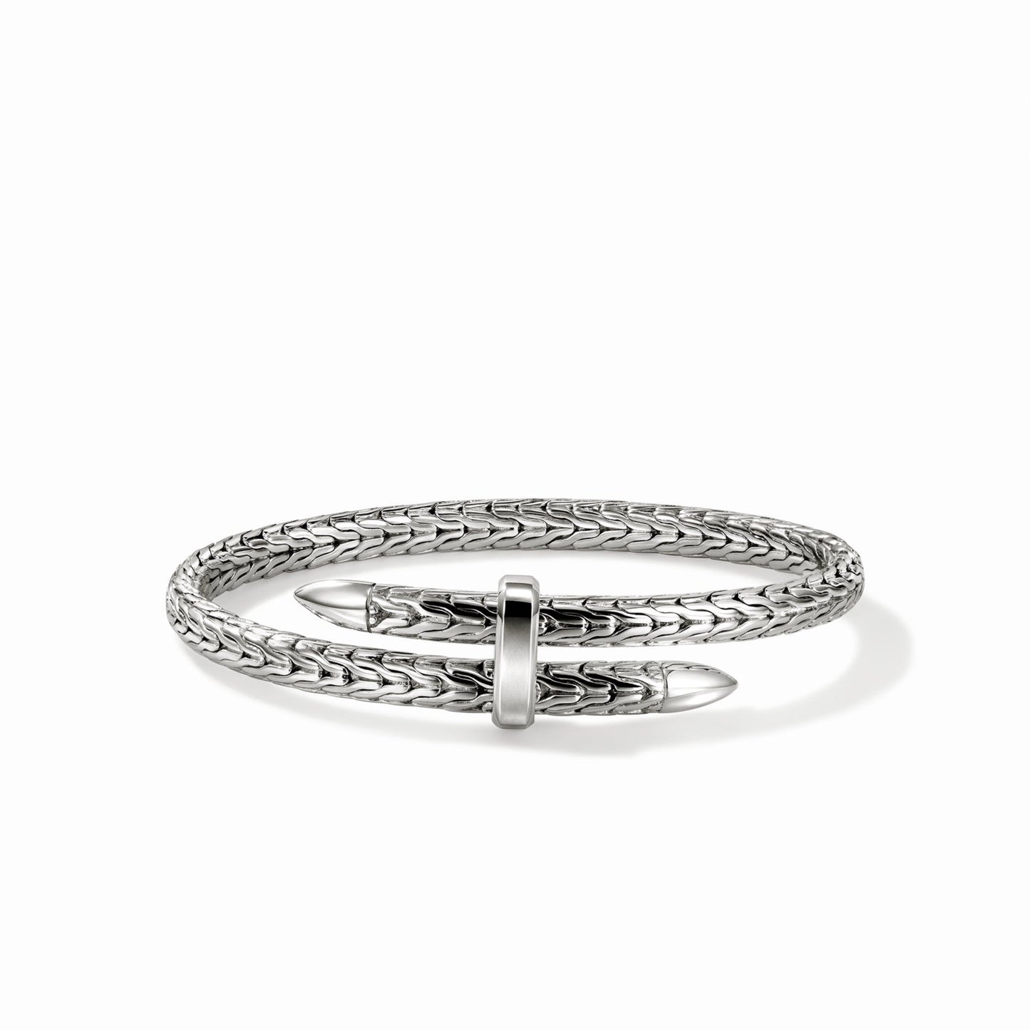 Spear 5.5 Mm Silver Bracelet , Size Small