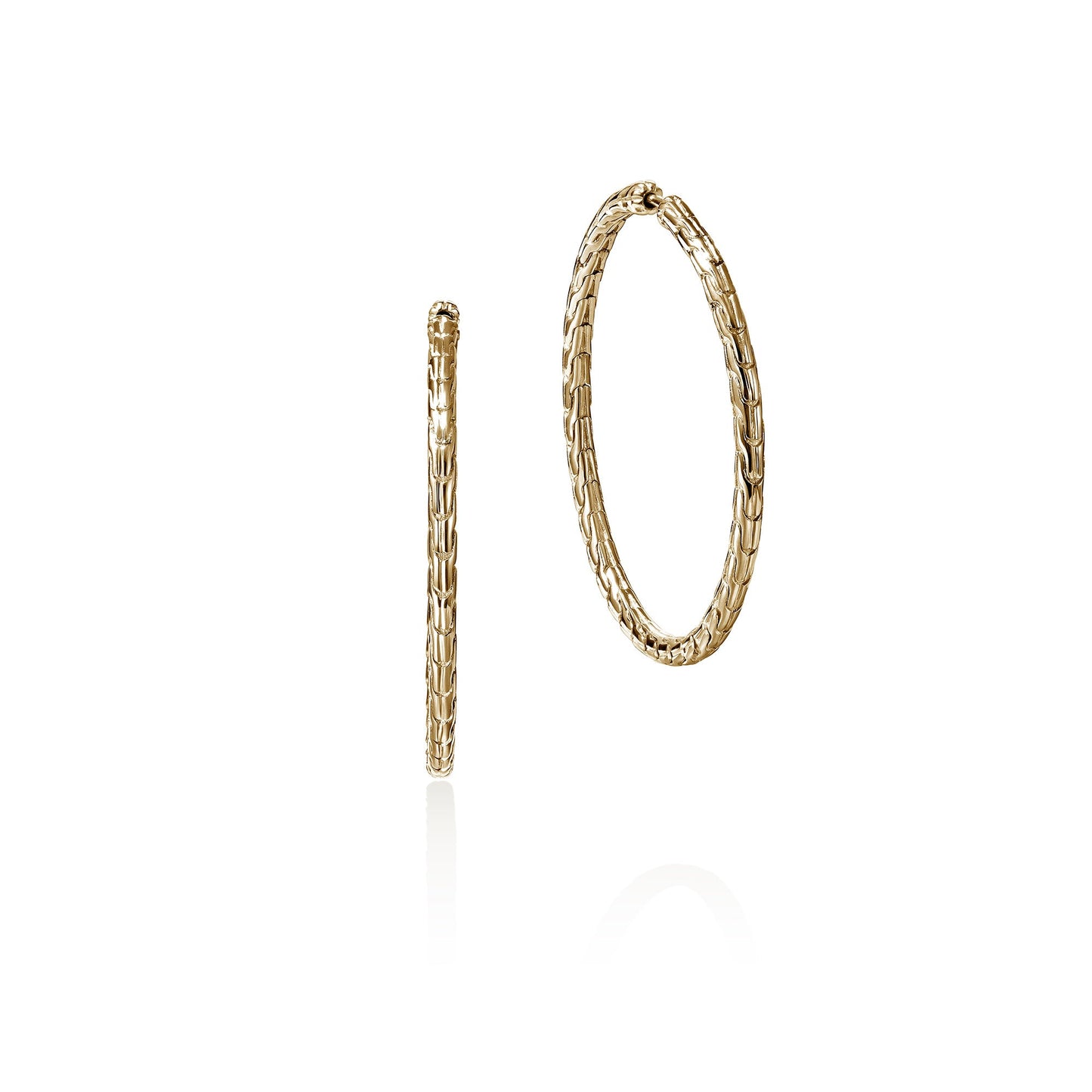 Essentials 14KY 39 Mm Hoop Earrings