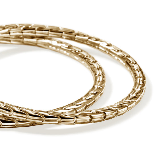 JH Essential Flex Hoop Earrings, 14KY Gold, 39MM