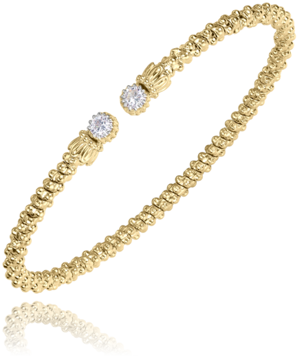 VAHAN Petite Diamond Cuff in 14K Gold | 23619GD02 — product view