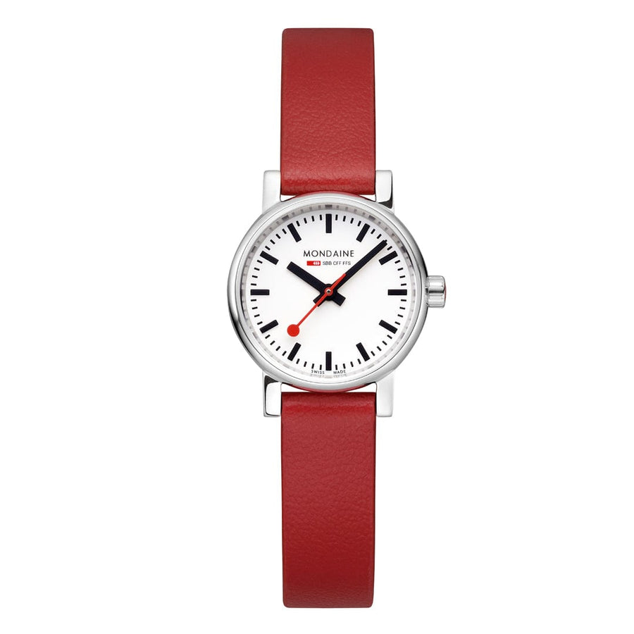 EVO2 RED VEGAN GRAPE LEATHER STRAP - 26mm