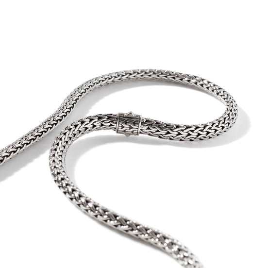 Icon Necklace 18 inch, Sterling Silver, 7.5MM