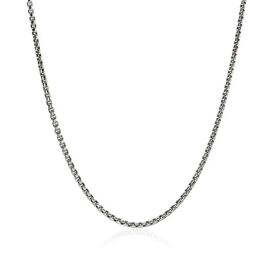John Hardy Silver 2.7MM Box Chain, 22 Inch