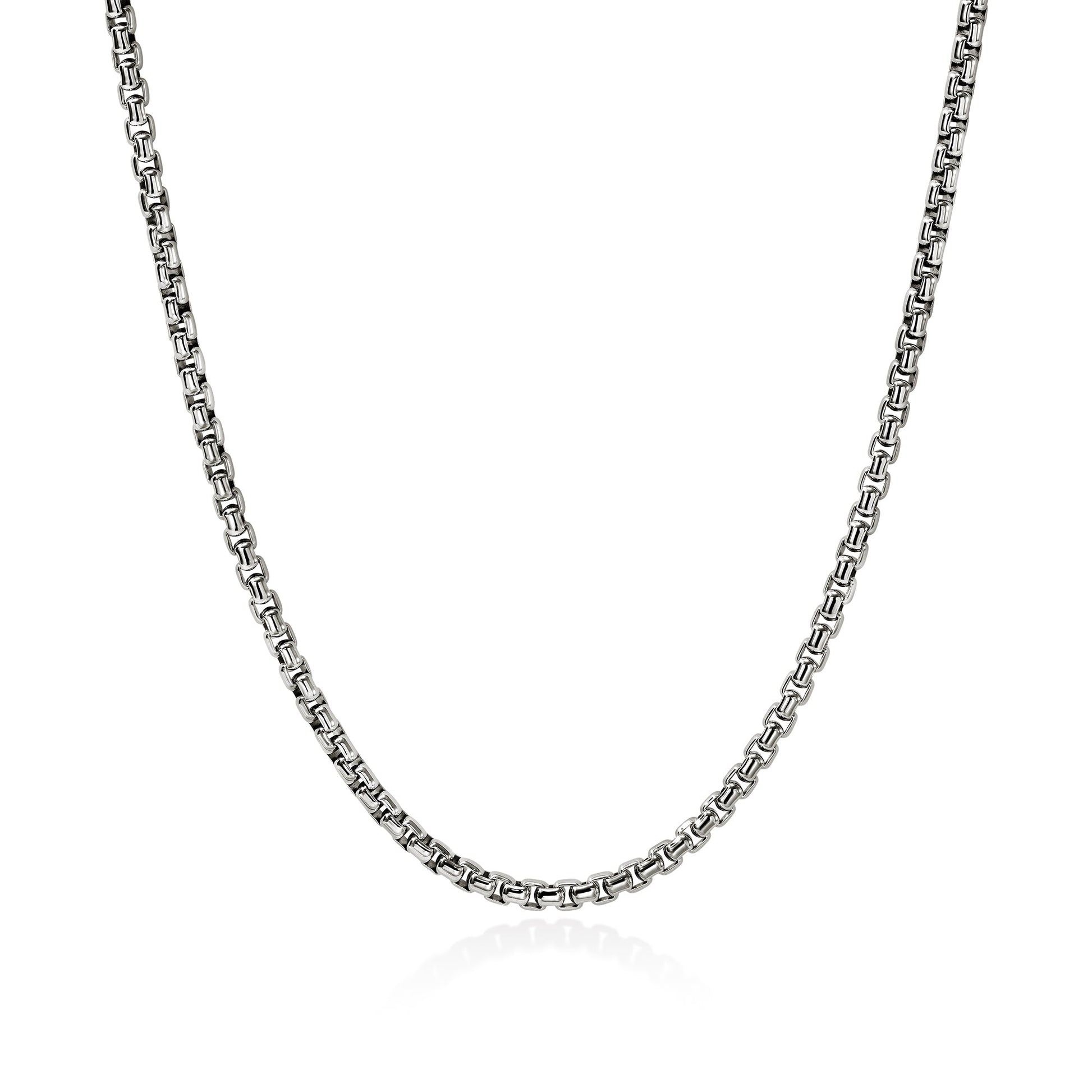 Box Chain Necklace, Sterling Silver, 3.7MM official John Hardy product image 1