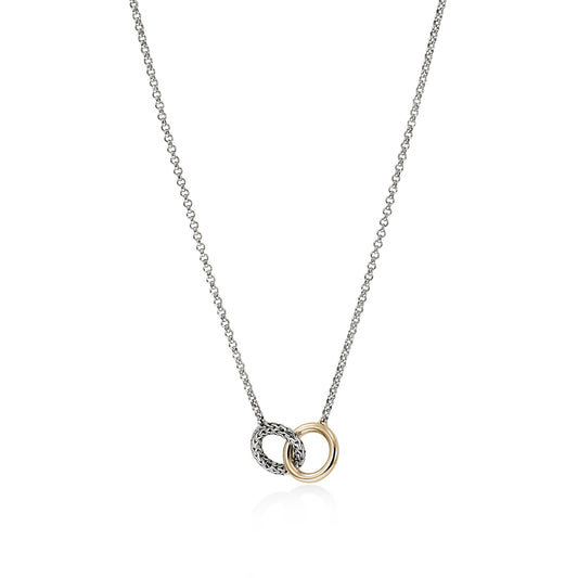 John Hardy Essentials 14K Yellow Gold And Silver 2MM