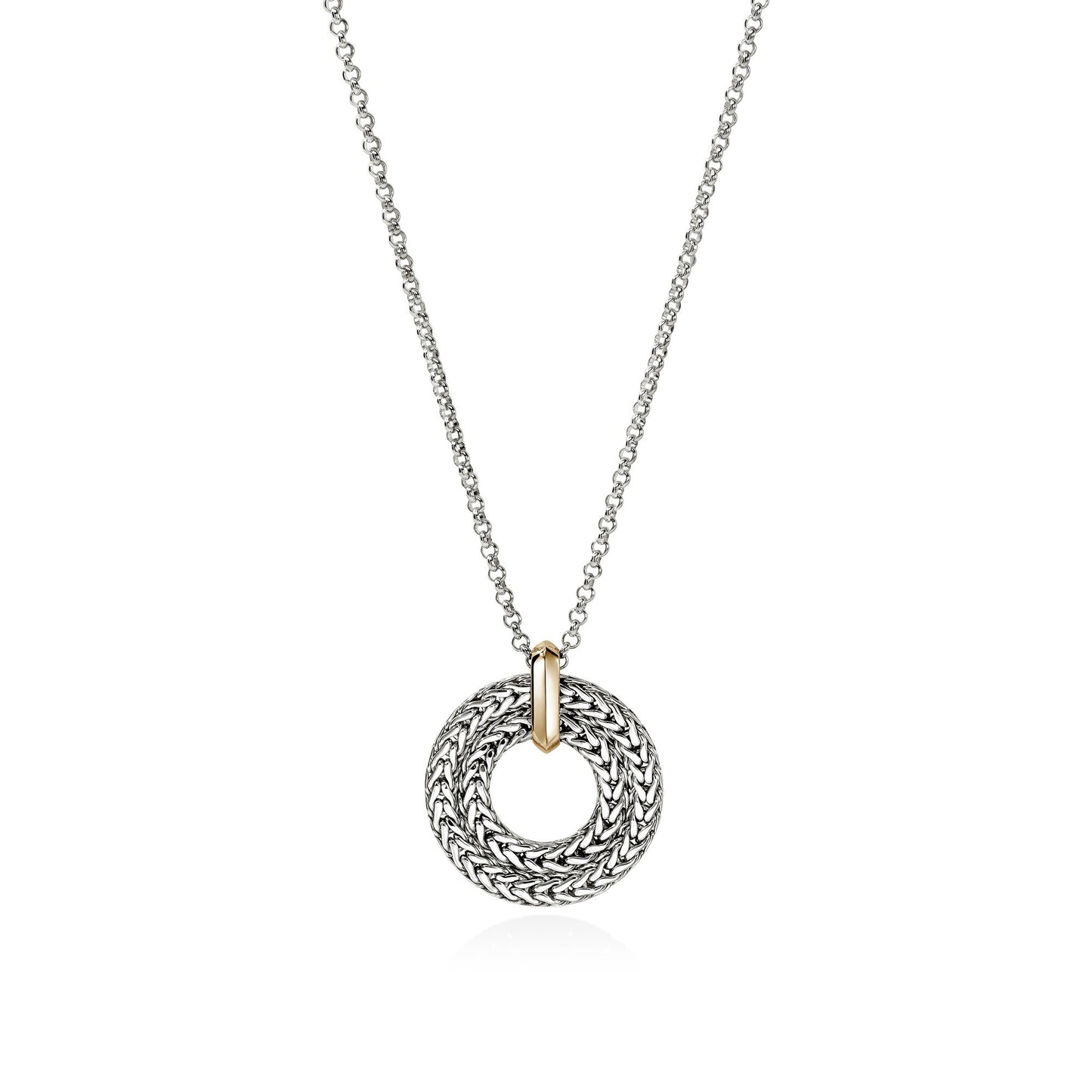 John Hardy Icon Link 14K Yellow Gold And Silver Round