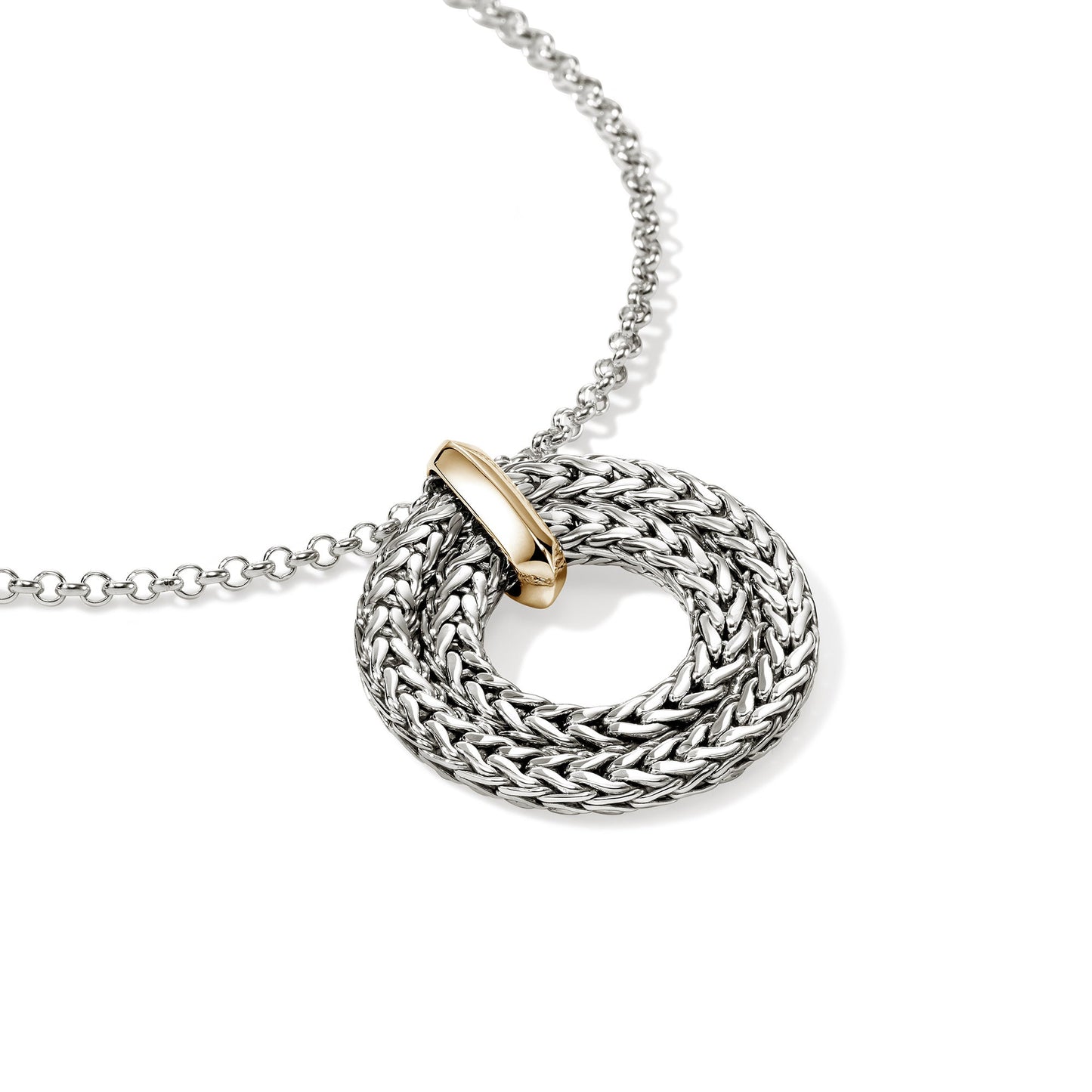 John Hardy Icon Link 14K Yellow Gold And Silver Round
