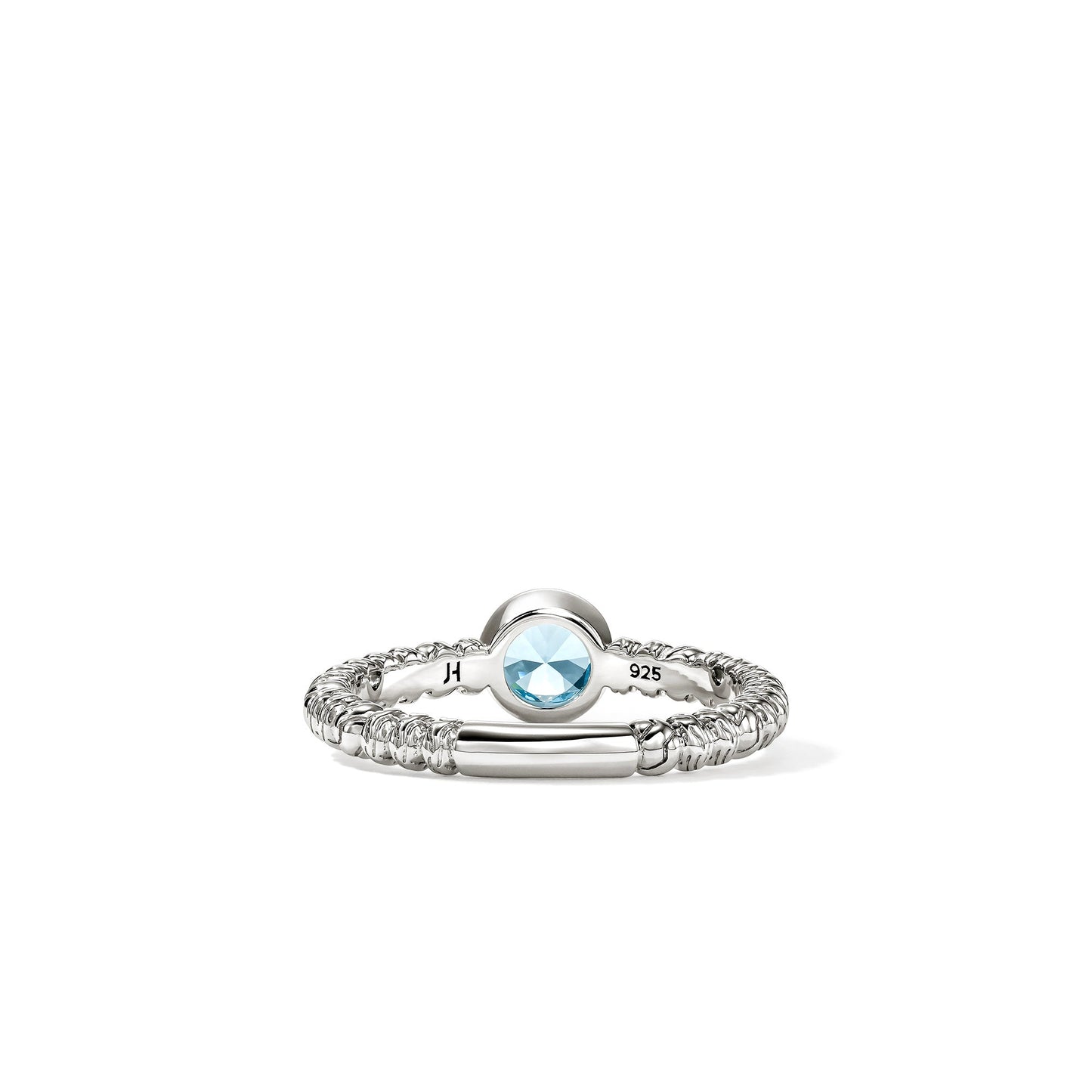 Heishi Gem Ring, Sterling Silver, Swiss Blue Topaz official John Hardy product image 3