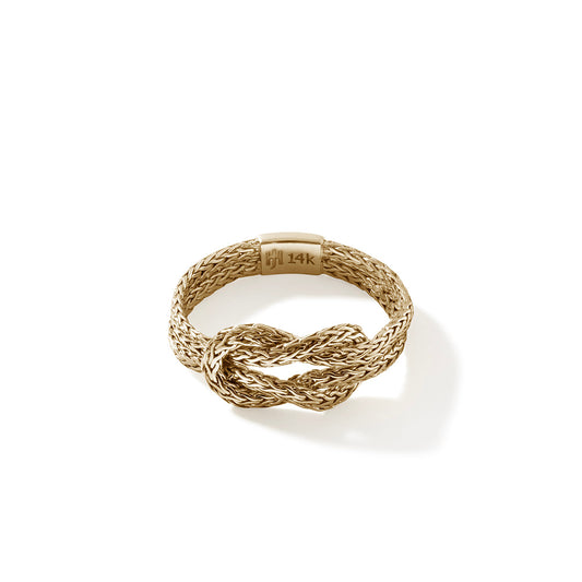 14KY 3.6 Mm Love Knot Ring
