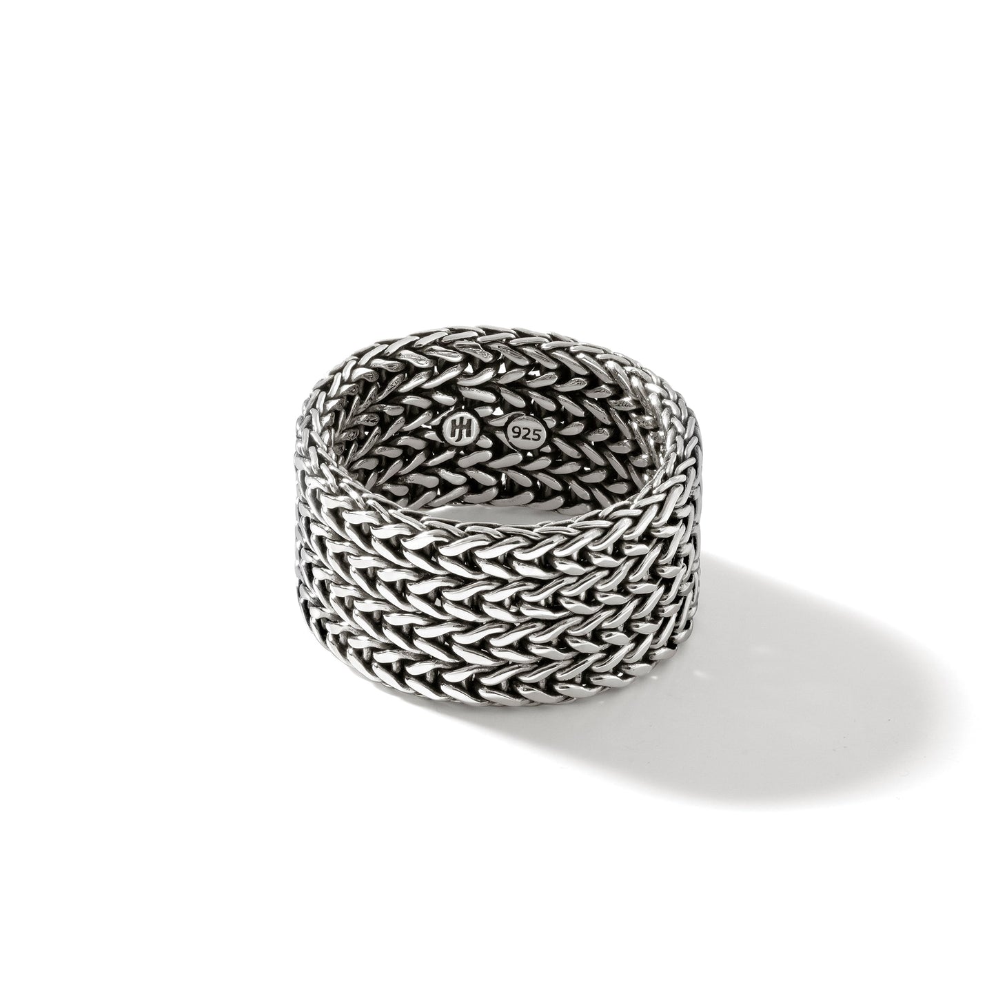 John Hardy Icon Link Silver 12MM Ring, Size 8