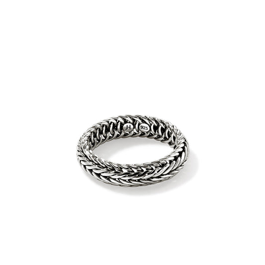 Kami Chain Ring, Sterling Silver