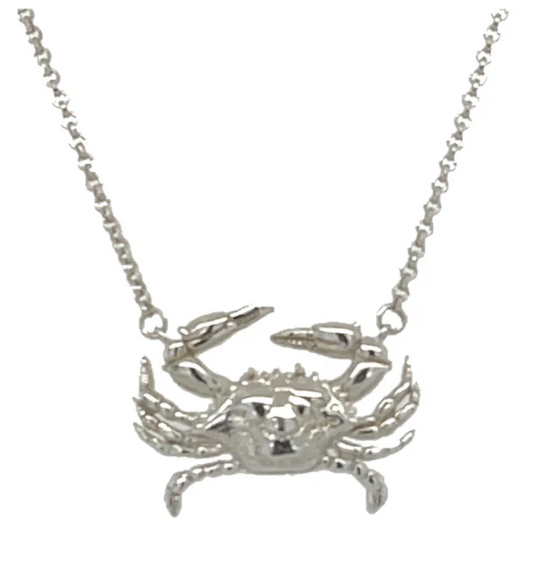 Crab Necklace (16" to 18" adjust)