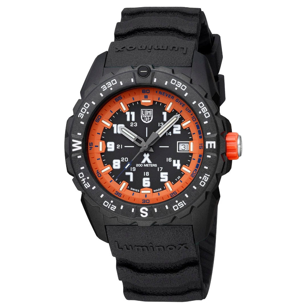 NEW! Bear Grylls Survival Mountain Series, Black & Orange XB.3739 - 43mm