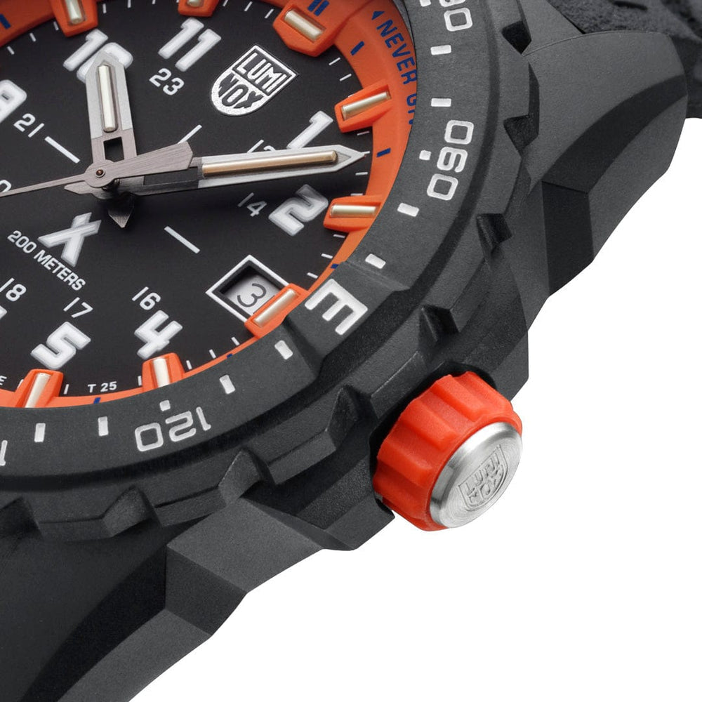 NEW! Bear Grylls Survival Mountain Series, Black & Orange XB.3739 - 43mm