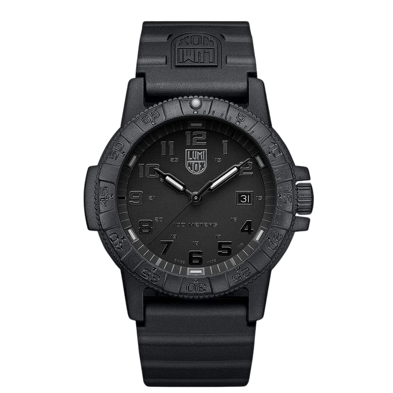Leatherback Sea Turtle Giant 0321.BO.L "Black Out" Sport Watch - 44mm