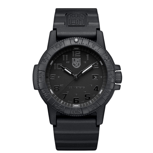 Leatherback Sea Turtle Giant 0321.BO.L "Black Out" Sport Watch - 44mm
