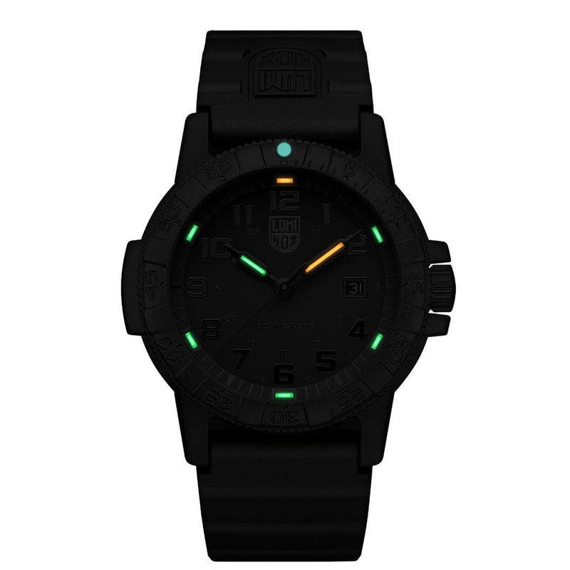 Leatherback Sea Turtle Giant 0321.BO.L "Black Out" Sport Watch - 44mm