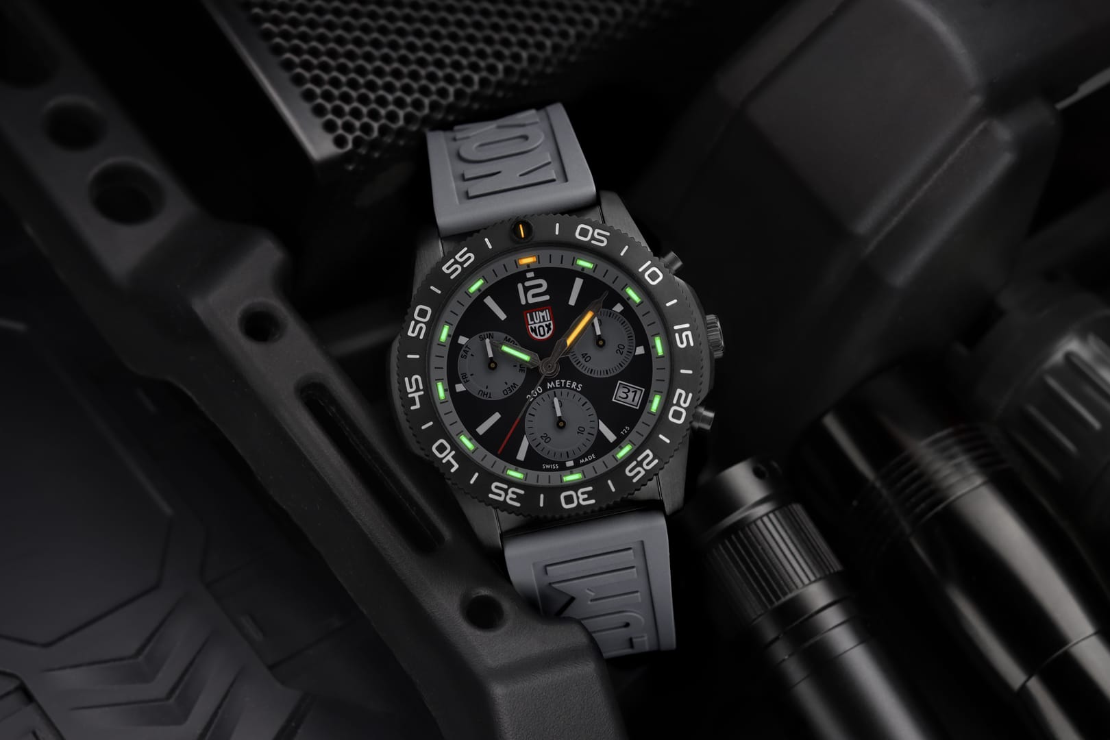 Pacific Diver Chronograph, 44mm, Dive Watch, Graphite Grey - XS.3148