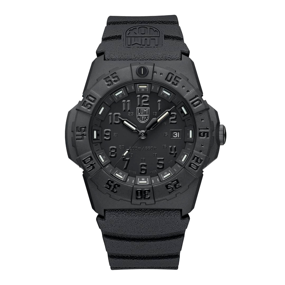 Navy SEAL 3550, 44 mm, Military Dive Watch, Blackout - XS.3551.BO official Luminox product image