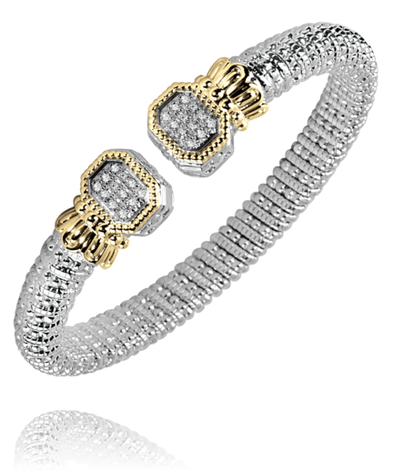 VAHAN Diamond Square End-Cap Bracelet | 22573D08 — product view