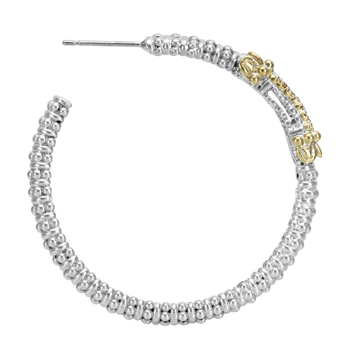 VAHAN Multi-Pavé Diamond Hoops | 43065D — detail view 2