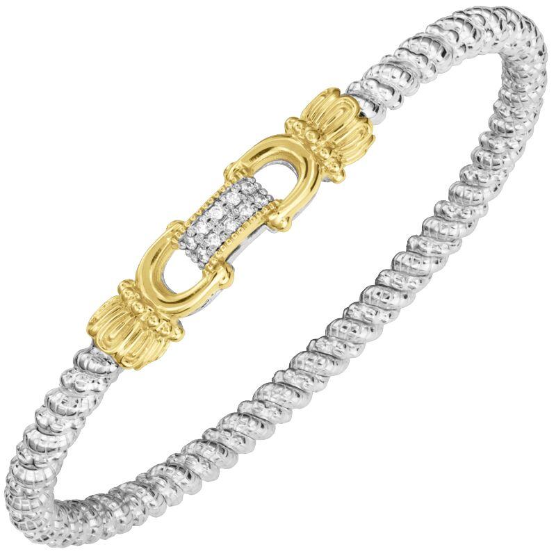 VAHAN Equine Diamond Horse Bit Bangle | 23781D03 — product view
