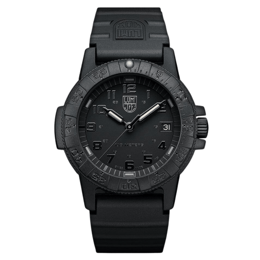 Leatherback SEA Turtle 0301.BO.L " Black Out" Sport Watch - 39mm Midsize