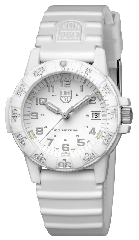 LAST CALL! Leatherback SEA Turtle 0307.WO "White Out" Sport Watch - 39mm Midsize