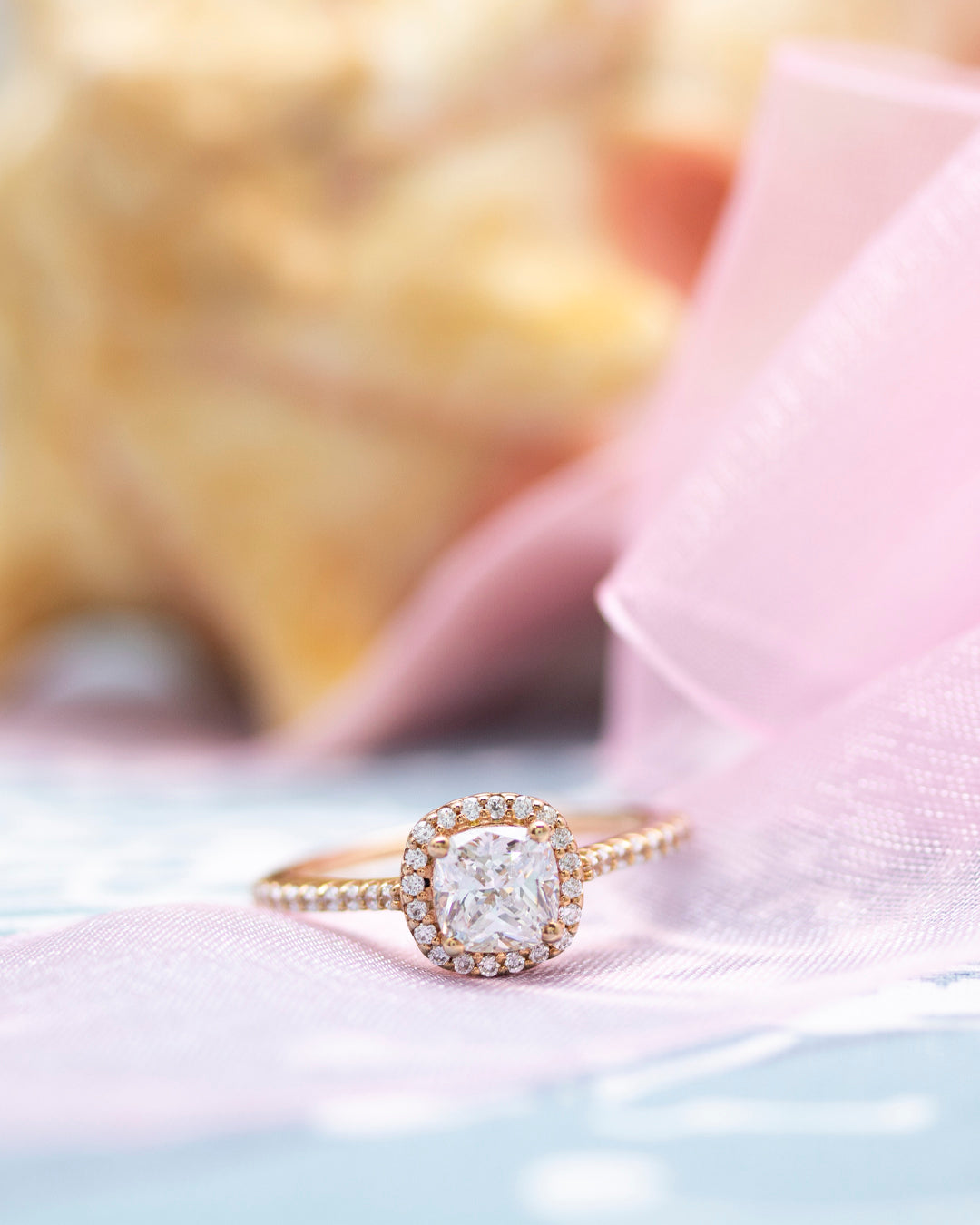 Cushion Engagement Ring