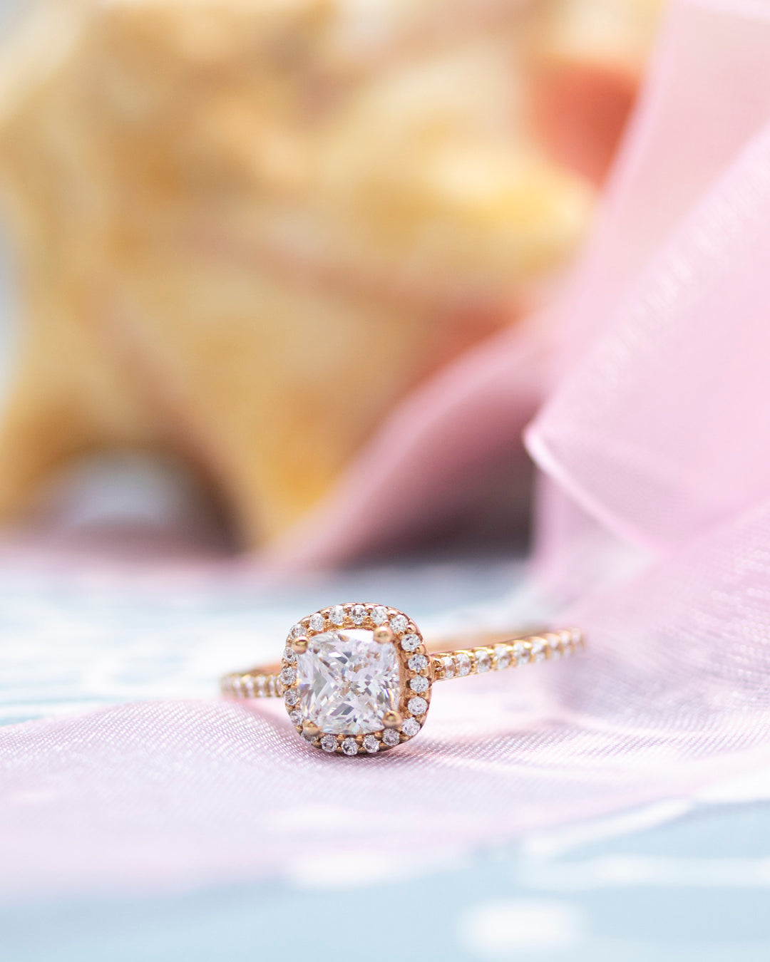 Cushion Engagement Ring