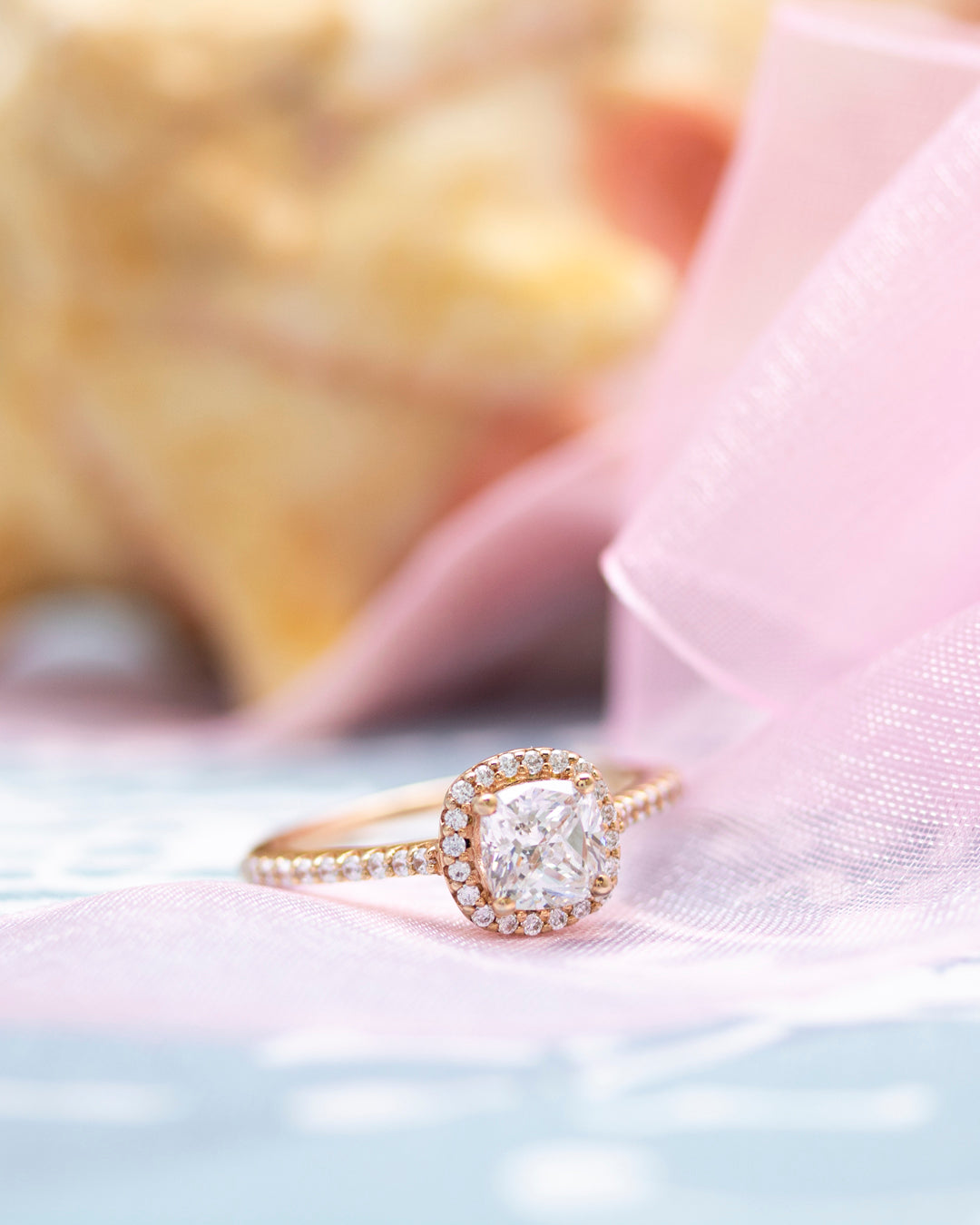 Cushion Engagement Ring