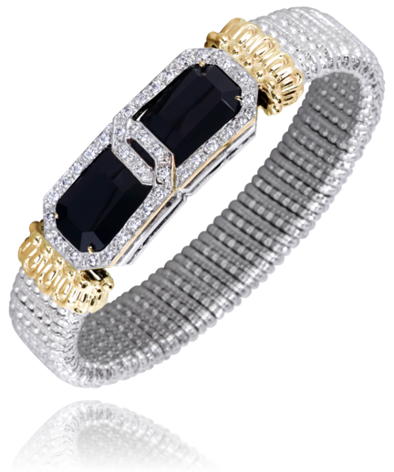 Black Onyx Diamond Bracelet