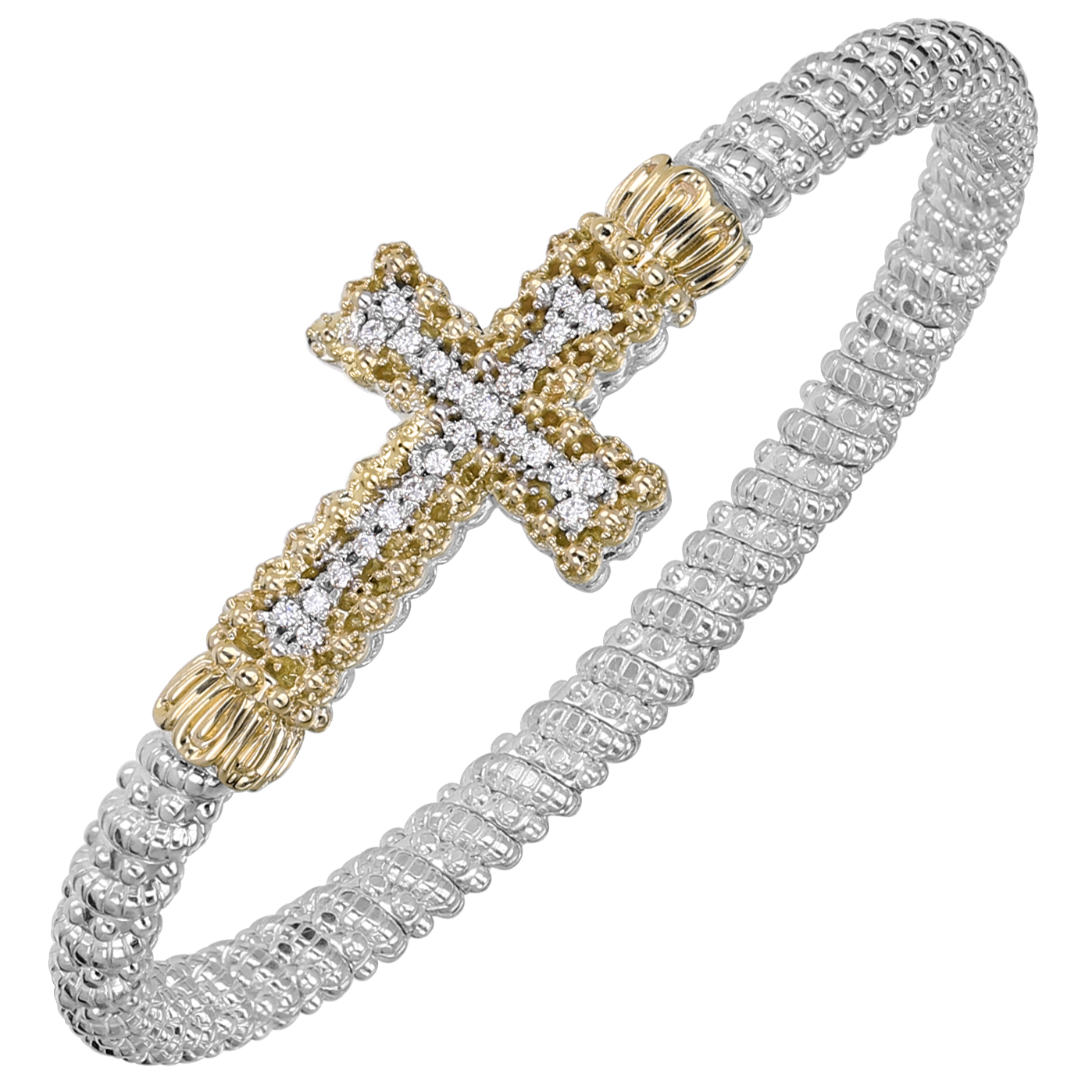 Diamond Cross Bracelet