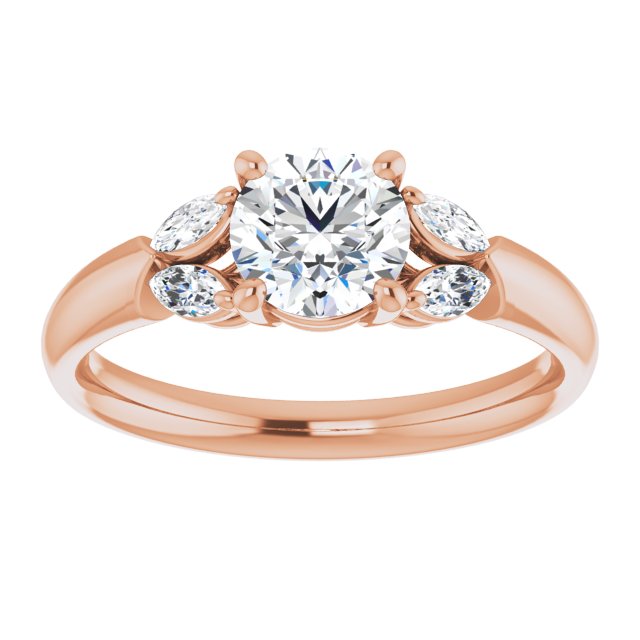 Round Engagement Ring