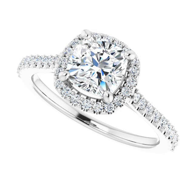 Cushion Engagement Ring