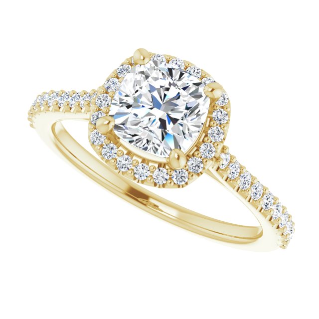 Cushion Engagement Ring