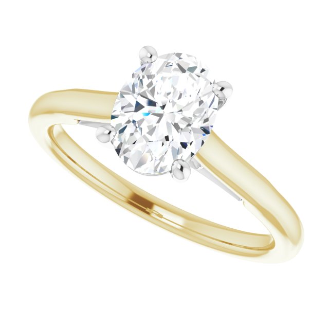 Oval Solitaire Engagement Ring