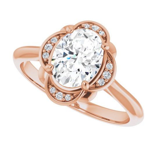 Oval Engagement Ring